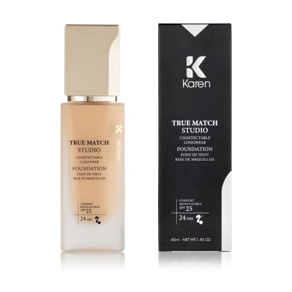 TRUE MATCH STUDIO UNDETECTABLE LONGWEAR FOUNDATION CLASSIC IVORY