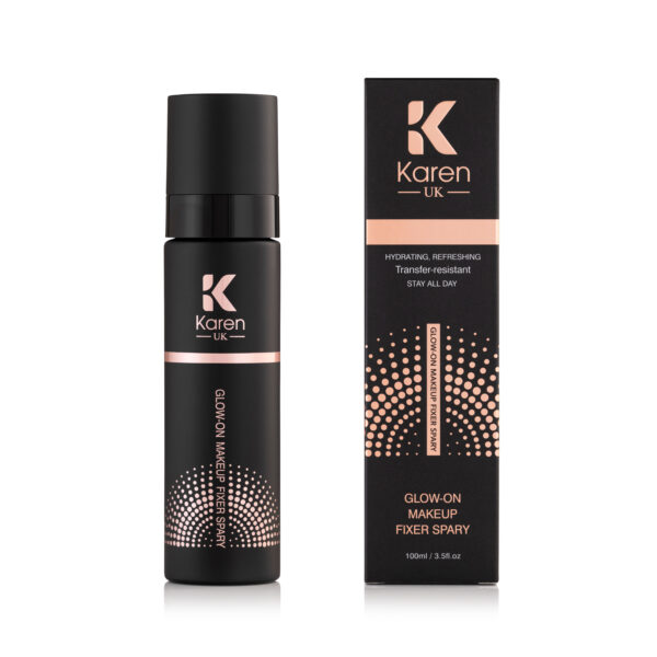 GLOW-ON MAKEUP FIXER SPARY