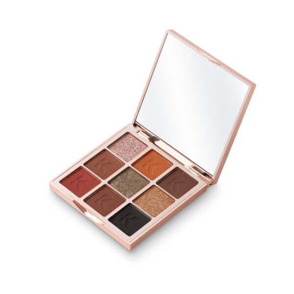 Chocolate Lava Palette – 9 satin-textured eyeshadow shades