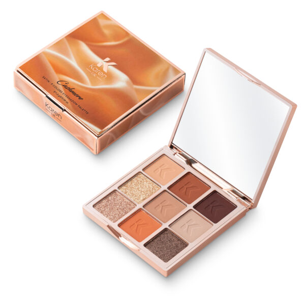 Kashmir Palette – 9 satin-textured eyeshadow shades